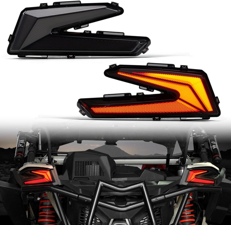 A  UTV PRO X3 LED Tail lights for 20172025 Maverick X3 XDS XRS Max Turbo R Accessories Rear Tail lights Lamps Assembly Kits Replace OEM  710004744